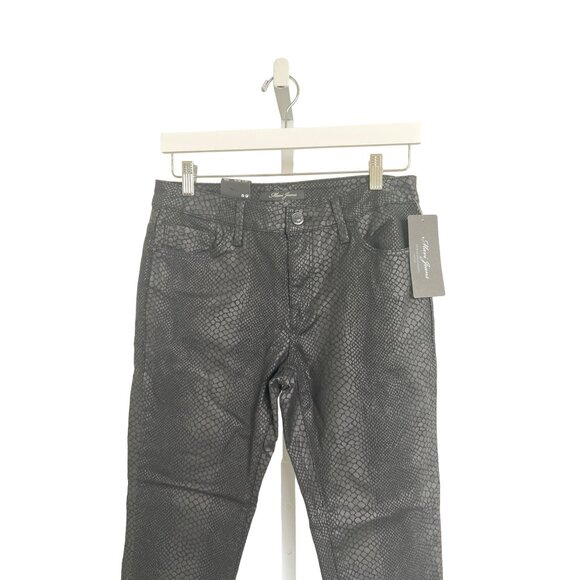 Mavi Tess Black Snake Print Skinny Jeans - Picture 4 of 6